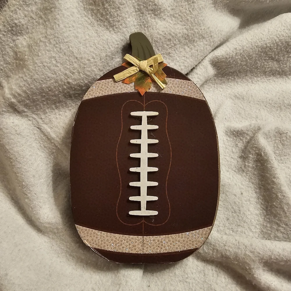Country Silk Football Pumpkin Shaped Decor